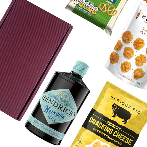 Hendricks Neptunia Gin 70cl Nibbles Hamper